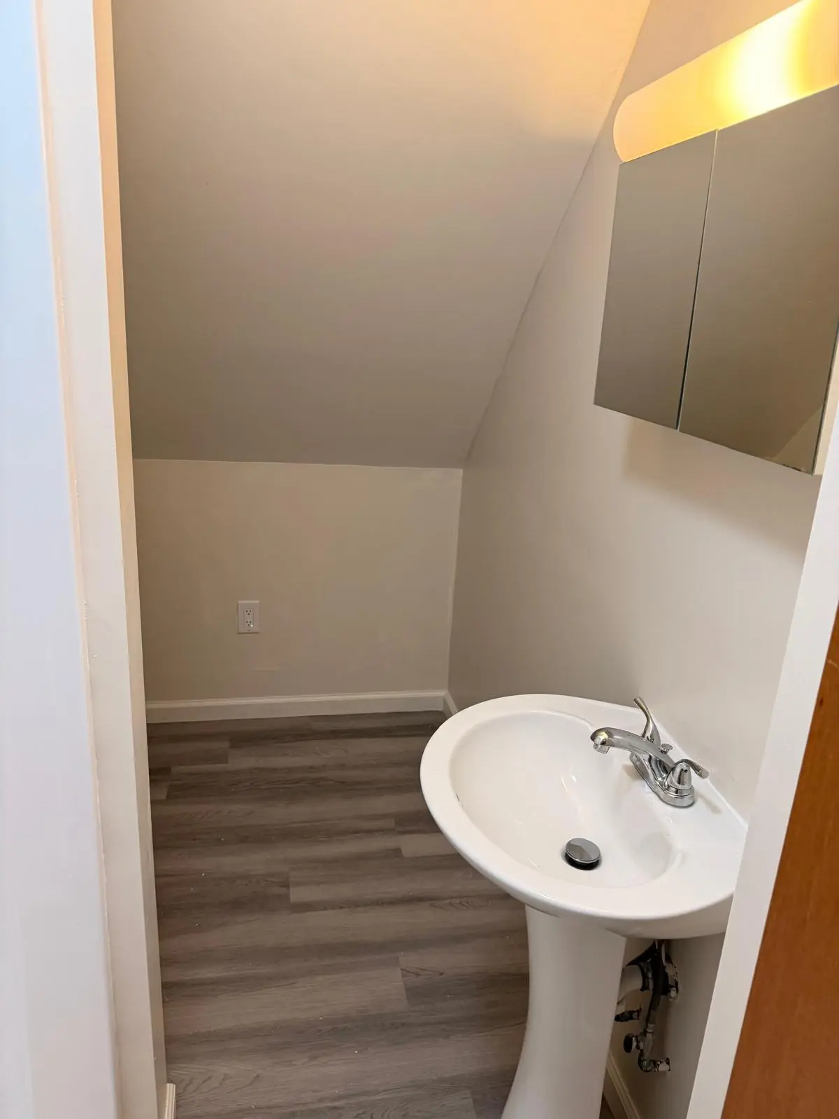 Bathroom interior after professional painting